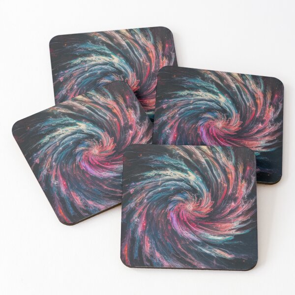 Item preview, Cosmic Dreamscape: Abstract Galaxy Swirl Art Print - Vibrant Nebula Wall Decor designed and sold by ImagineRainbows.