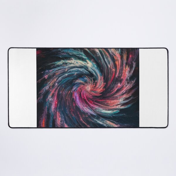 Item preview, Cosmic Dreamscape: Abstract Galaxy Swirl Art Print - Vibrant Nebula Wall Decor designed and sold by ImagineRainbows.