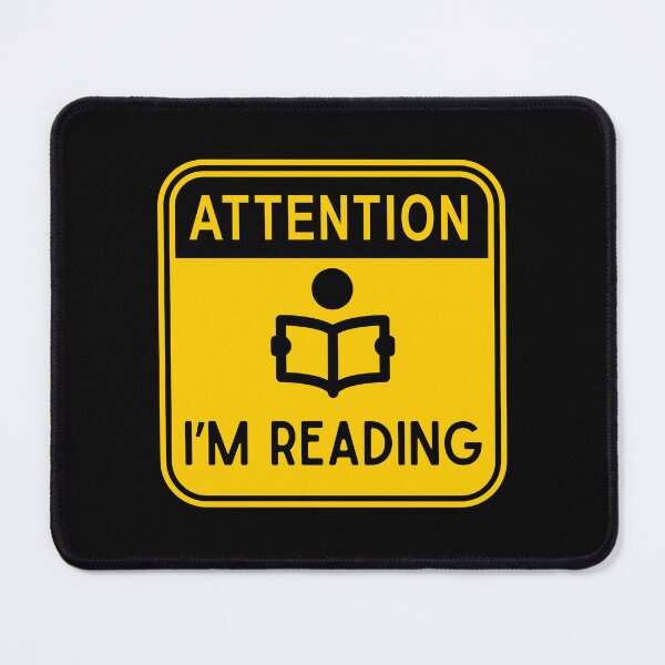 Item preview, Attention I am reading book designed and sold by szerper.