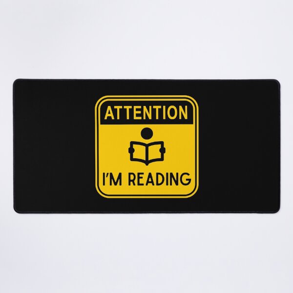 Item preview, Attention I am reading book designed and sold by szerper.