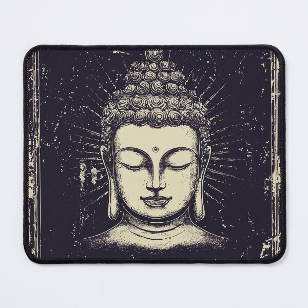 Item preview, Peaceful Buddha Meditation – Vintage Illustration designed and sold by ZenHorn.