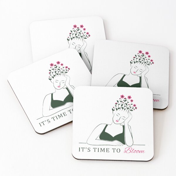 Item preview, time to bloom. woman. spring. designed and sold by DreamyWeasel.