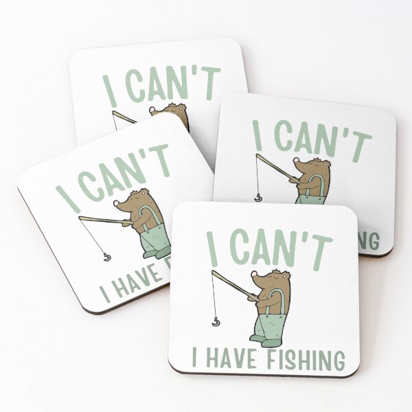 Aperçu de l'œuvre i can't, i have fishing,funny and cute Fisherman T-Shirt créée et vendue par fou-design.