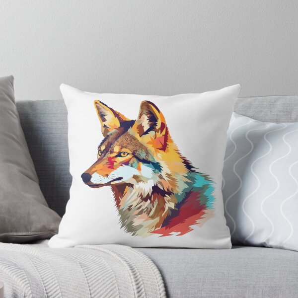 Artikelvorschau, Kojote | Aquarell | Wildtier | Tier | Zoo | Tierwelt | Lebensstil | Kräftige Farben entworfen und verkauft von mwinter2205.