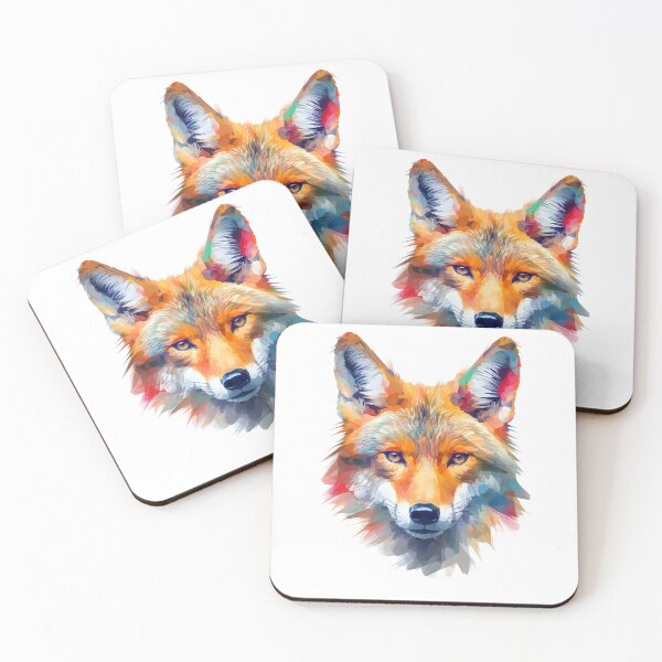 Item preview, Coyote | Watercolor | Wild Animal | Animal | Zoo | Wildlife | Lifestyle | Bold Colors  designed and sold by mwinter2205.