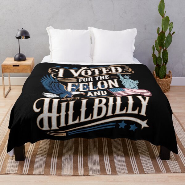 Item preview, I Voted For The Felon And Hillbilly designed and sold by Redgiant87x.