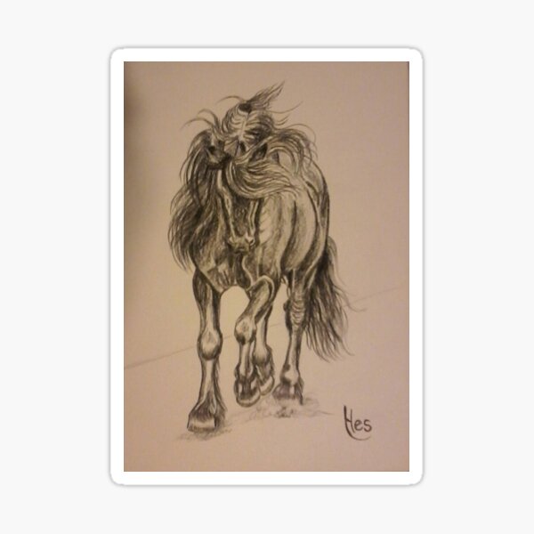 Item preview, Funky Friesian horse! designed and sold by FFC4U.