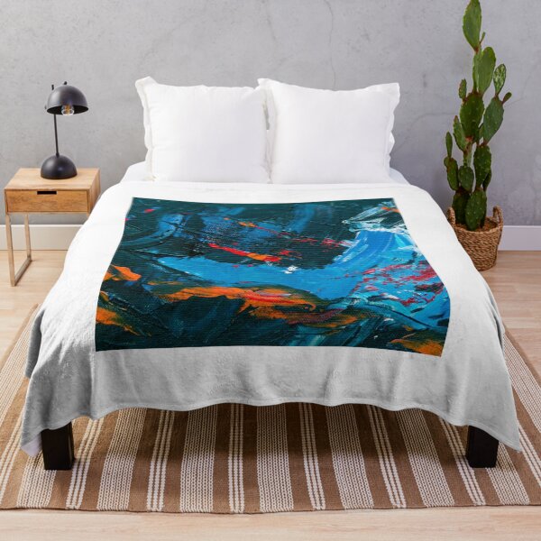 Item preview, Abstract Expressionist Painting: Bold Brushstrokes Art Print - Modern Wall Decor designed and sold by ImagineRainbows.