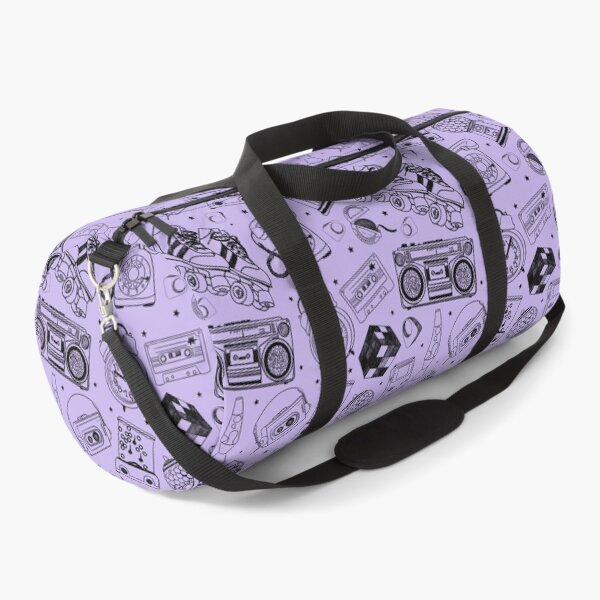 Item preview, 80s Retro Pattern in Purple and Black designed and sold by stefaniagil.
