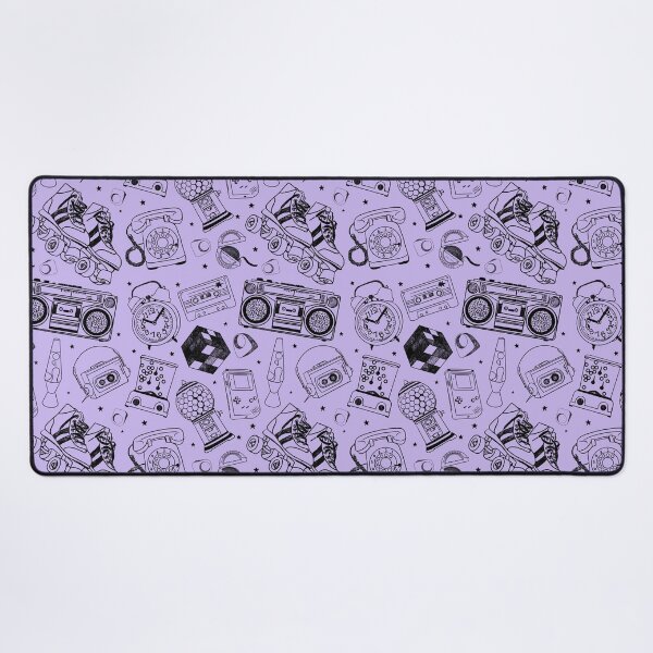 Item preview, 80s Retro Pattern in Purple and Black designed and sold by stefaniagil.