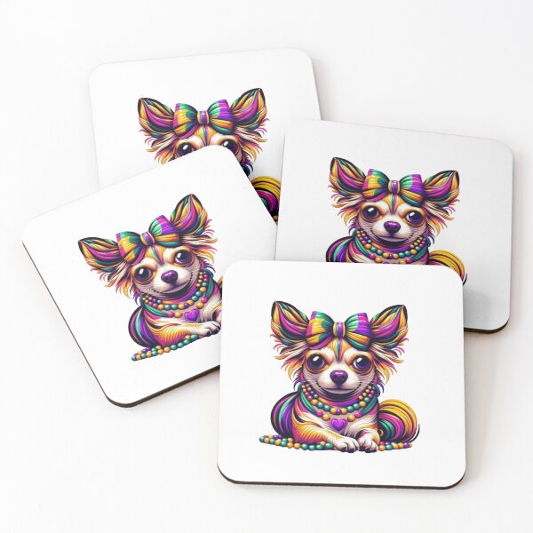 Item preview, Funny Mardi Gras Chihuahua Dog Lover Festival Carnival 2025 designed and sold by Creat-Des.