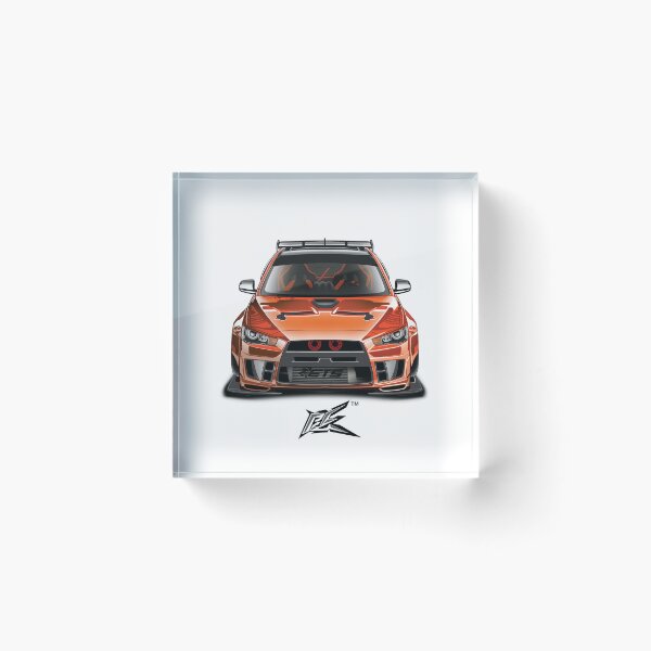 Item preview, evo x widebody orange  designed and sold by NaquashM.