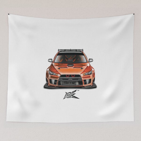 Item preview, evo x widebody orange  designed and sold by NaquashM.