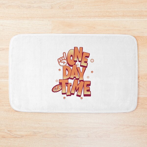 Item preview,  "One Day at a Time – A Bright Reminder to Keep Moving Forward" designed and sold by Building60media.