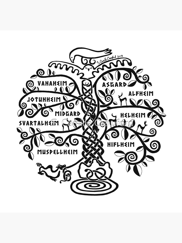 The World Tree - Yggdrasil by CorpseCafe