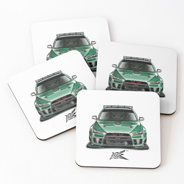 Item preview, evo x widebody green  designed and sold by NaquashM.