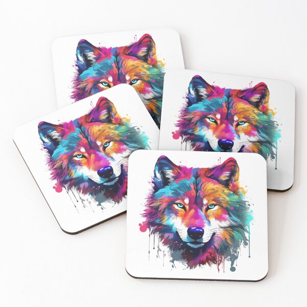 Item preview, Wolf | Watercolor | Wild Animal | Animal | Zoo | Wildlife | Lifestyle | Bold Colors  designed and sold by mwinter2205.