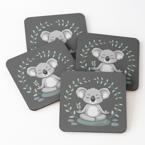 Item preview, meditating koala designed and sold by jkrphoto.