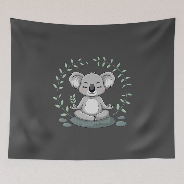 Item preview, meditating koala designed and sold by jkrphoto.