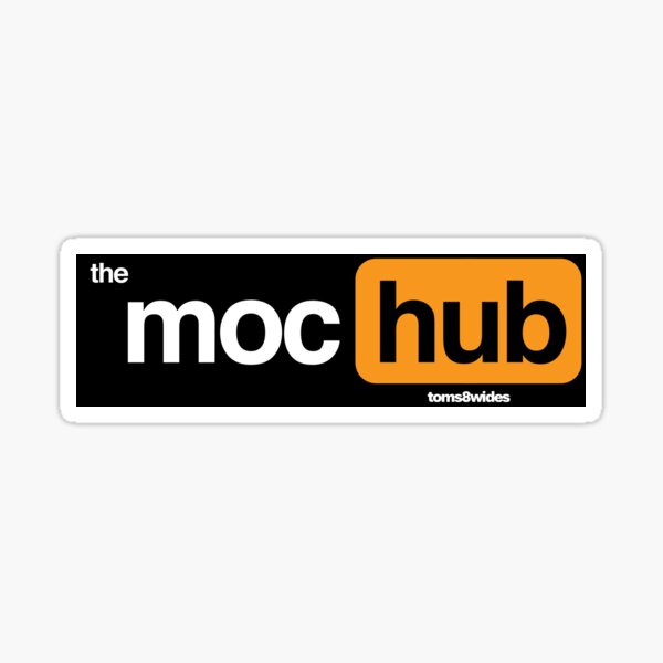 Item preview, The Moc Hub Logo designed and sold by Tom's 8 Wides.