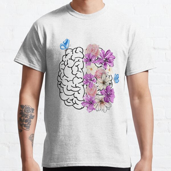 Vista previa del artículo con la obra «Cerebro Floral – Conexión Mente y Naturaleza», diseñado y vendido por ArtsPositive.