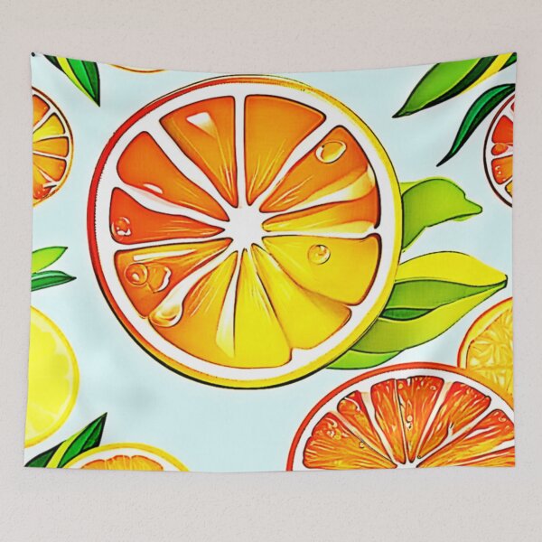 Item preview, Orange Slice: Citrus Art designed and sold by Health And Fitness Posts e-Store.