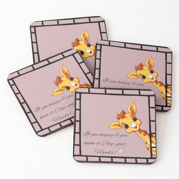 Item preview, Clap Your Hands – Happy Giraffe Edition designed and sold by GoldPerl.