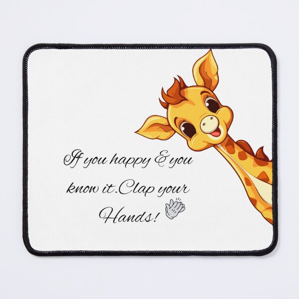 Item preview, Clap Your Hands – Happy Giraffe Edition designed and sold by GoldPerl.