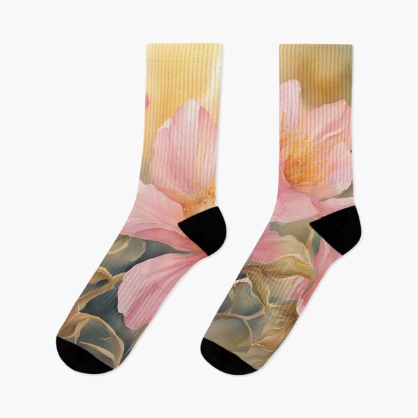 Item preview, Large Pink Flowers at Dawn designed and sold by CalmnessbyChoice.
