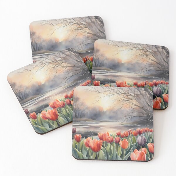 Item preview, Tulips in Nature at Spring designed and sold by CalmnessbyChoice.