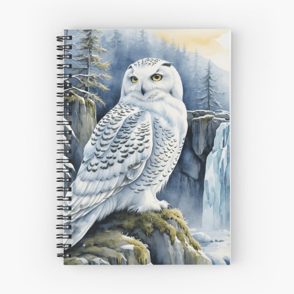 Item preview, Serene Snowy Owl by Frozen Waterfall designed and sold by WaterBirdArt.