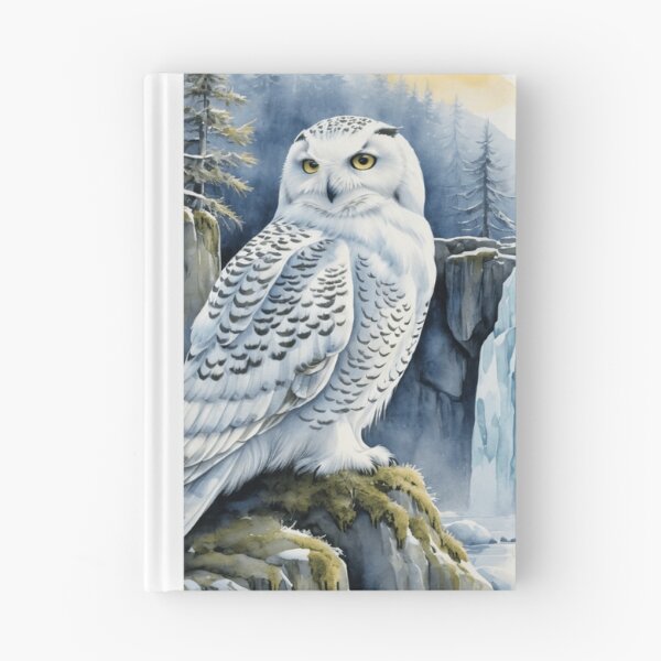 Item preview, Serene Snowy Owl by Frozen Waterfall designed and sold by WaterBirdArt.
