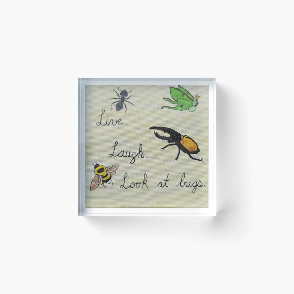 Item preview, Live. Laugh. Love. Except it's bugs. designed and sold by WhispersImaging.