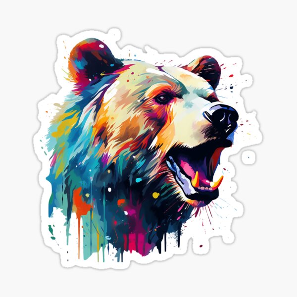 Item preview, Bear | Watercolor | Wild Animal | Animal | Zoo | Wildlife | Lifestyle | Bold Colors  designed and sold by mwinter2205.