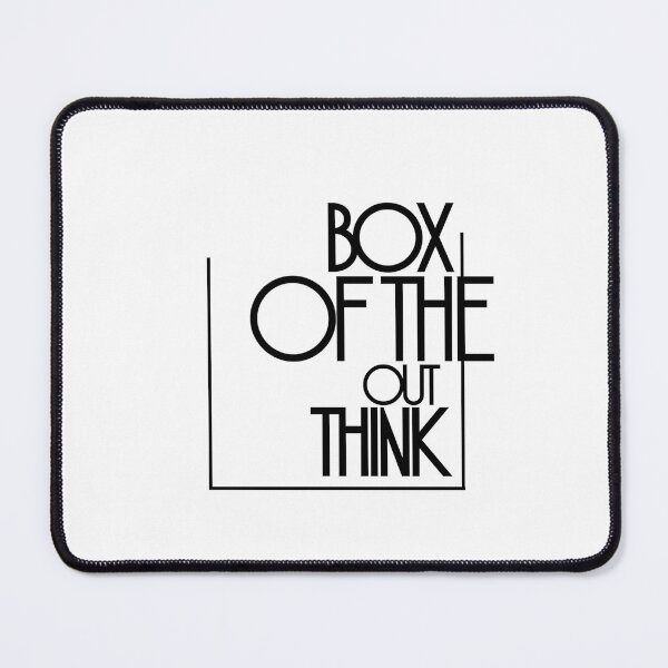 Item preview, "Think Outside the Box – Creative Minimalist Typography" designed and sold by Evo Desings.
