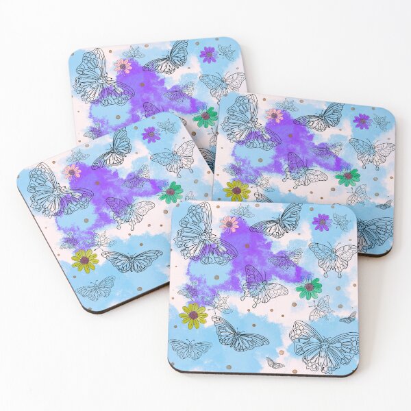 Item preview, Butterflies watercolour designed and sold by GinaDesignUK.