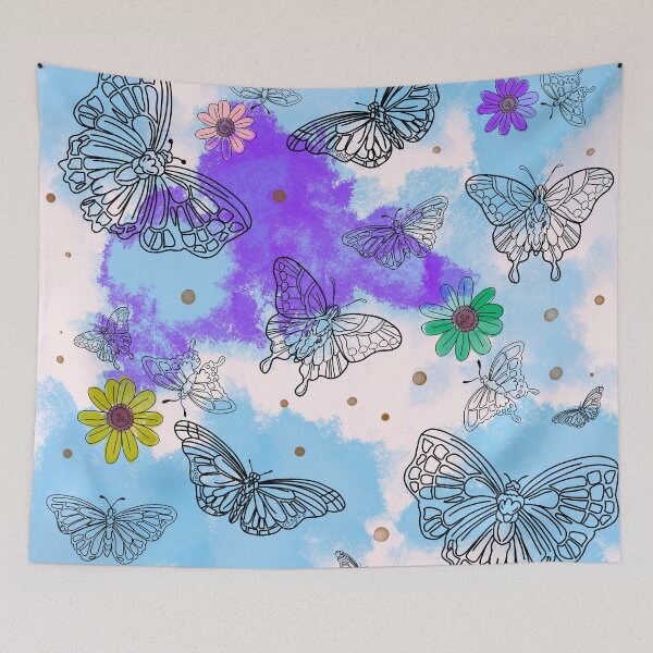 Item preview, Butterflies watercolour designed and sold by GinaDesignUK.