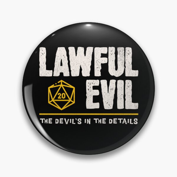 Item preview, Lawful Evil Alignment designed and sold by sunburstrpg.