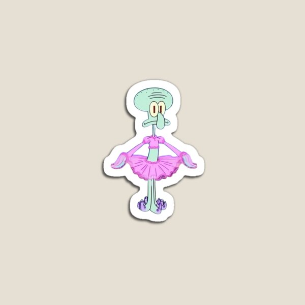 Item preview, Elegant Squidward Ballerina – Grace Meets Sass designed and sold by The Eclectic Cat.