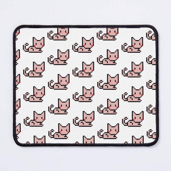 Item preview, Pixel Art Cute Blushing Cat Design designed and sold by K1llexx.