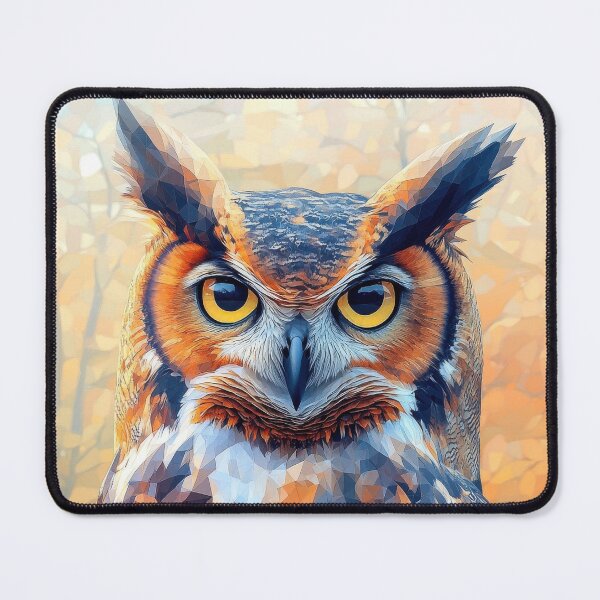 Item preview, Vibrant Geometric Owl in Nature designed and sold by Twisted Kids.