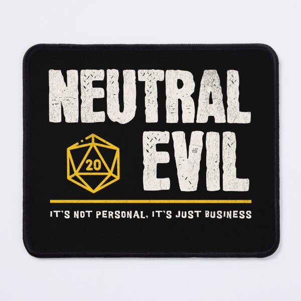 Item preview, Neutral Evil Alignment designed and sold by sunburstrpg.
