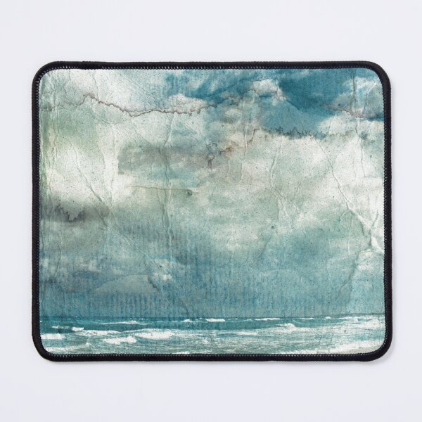 Item preview, Distressed Watercolor Blue-Green Seashore  designed and sold by CountyKent.