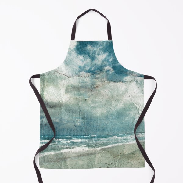 Item preview, Distressed Watercolor Blue-Green Seashore  designed and sold by CountyKent.