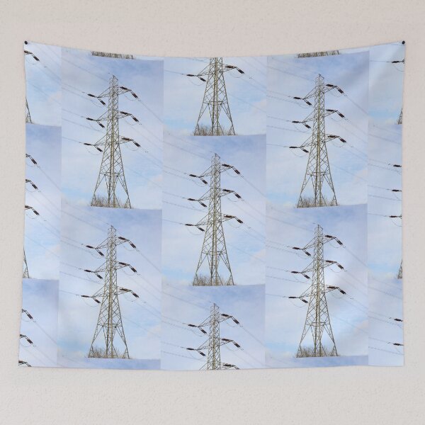 Item preview, Pylon against blue sky designed and sold by pinkal.
