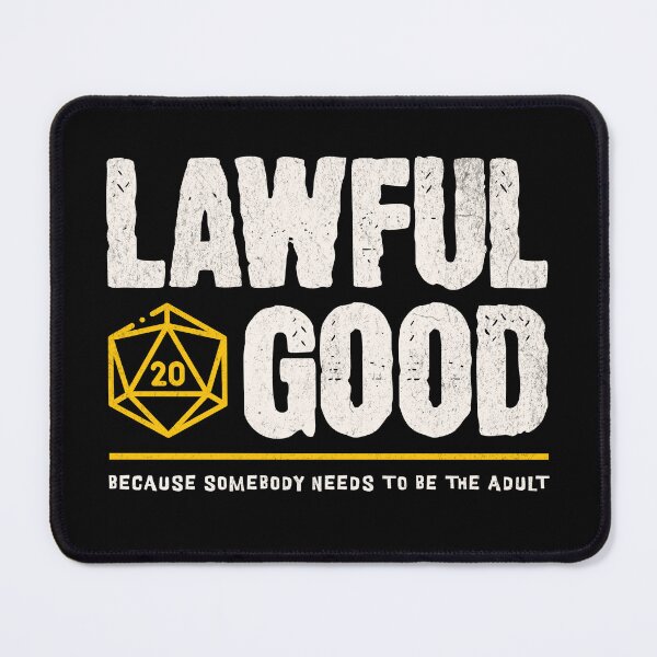 Item preview, Lawful Good Alignment designed and sold by sunburstrpg.