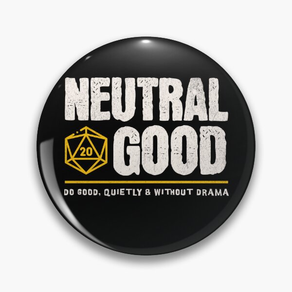 Item preview, Neutral Good Alignment designed and sold by sunburstrpg.