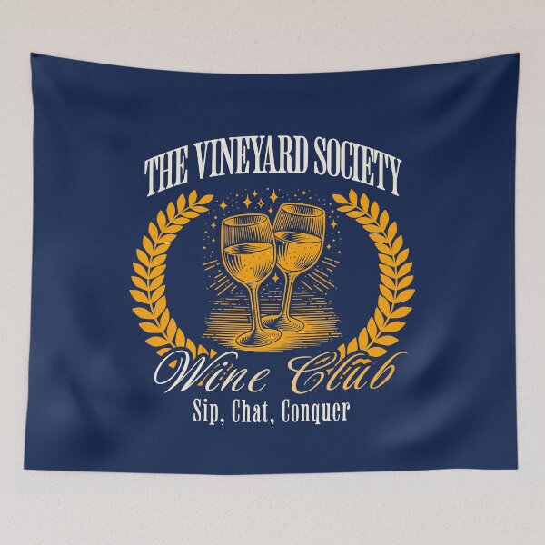Item preview, THE VINEYARD SOCIETY WINE CLUB SIP CHAT CONQUER designed and sold by justyna-s28.