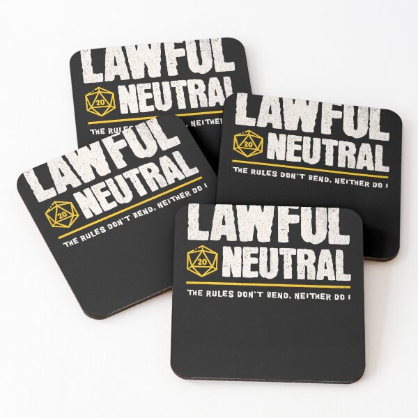 Item preview, Lawful Neutral Alignment designed and sold by sunburstrpg.