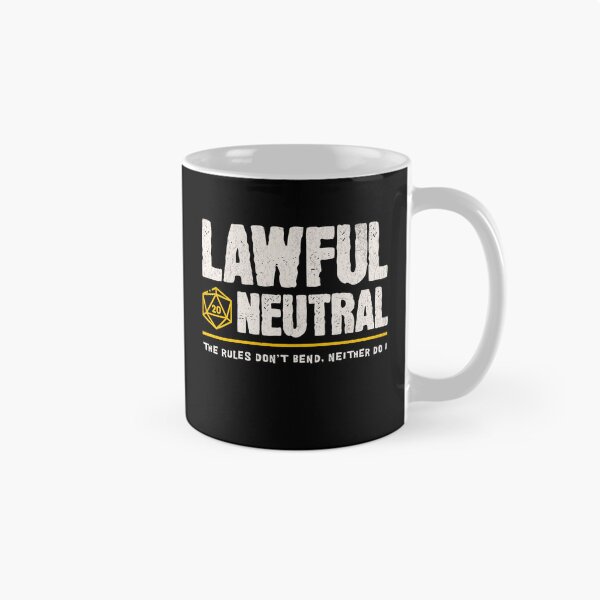 Item preview, Lawful Neutral Alignment designed and sold by sunburstrpg.